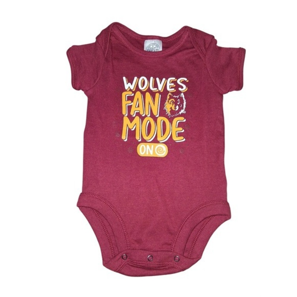 Northern State  Fan Mode On Onesie Bodysuit 2 Pack 6-9M‎